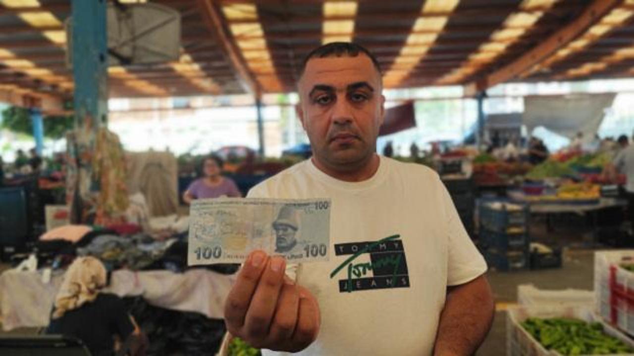 Adana'da bir garip olay! T&uuml;m pazar esnafına bu paraları dağıttı