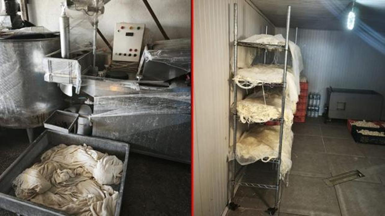 Ankara'da el konulan bozuk süt ve süt ürünleri
