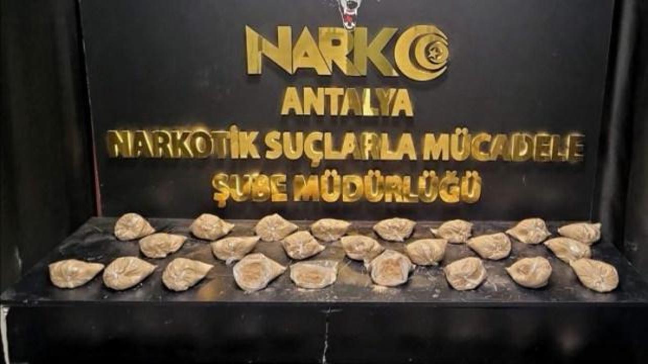Antalya Emniyet Müdürlüğü Narkotik Suçlarla Mücadele Şube Müdürlüğü operasyonu