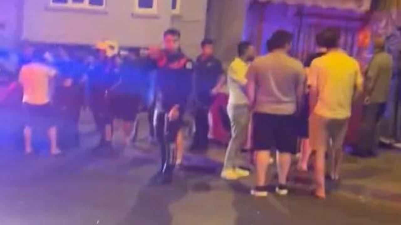 Beyoğlu'nda patlama sonrası olay yerinden bir görüntü