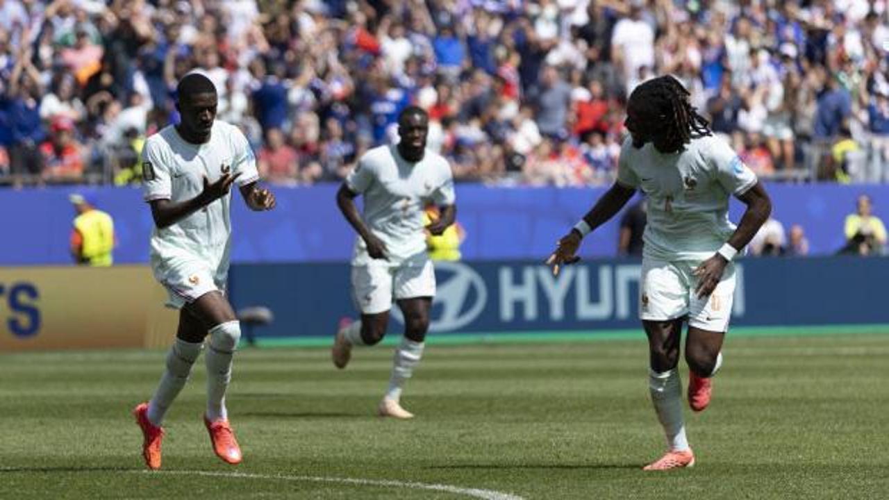 Fransa ve Norveç oyuncuları 2026 Dünya Kupası maçında
