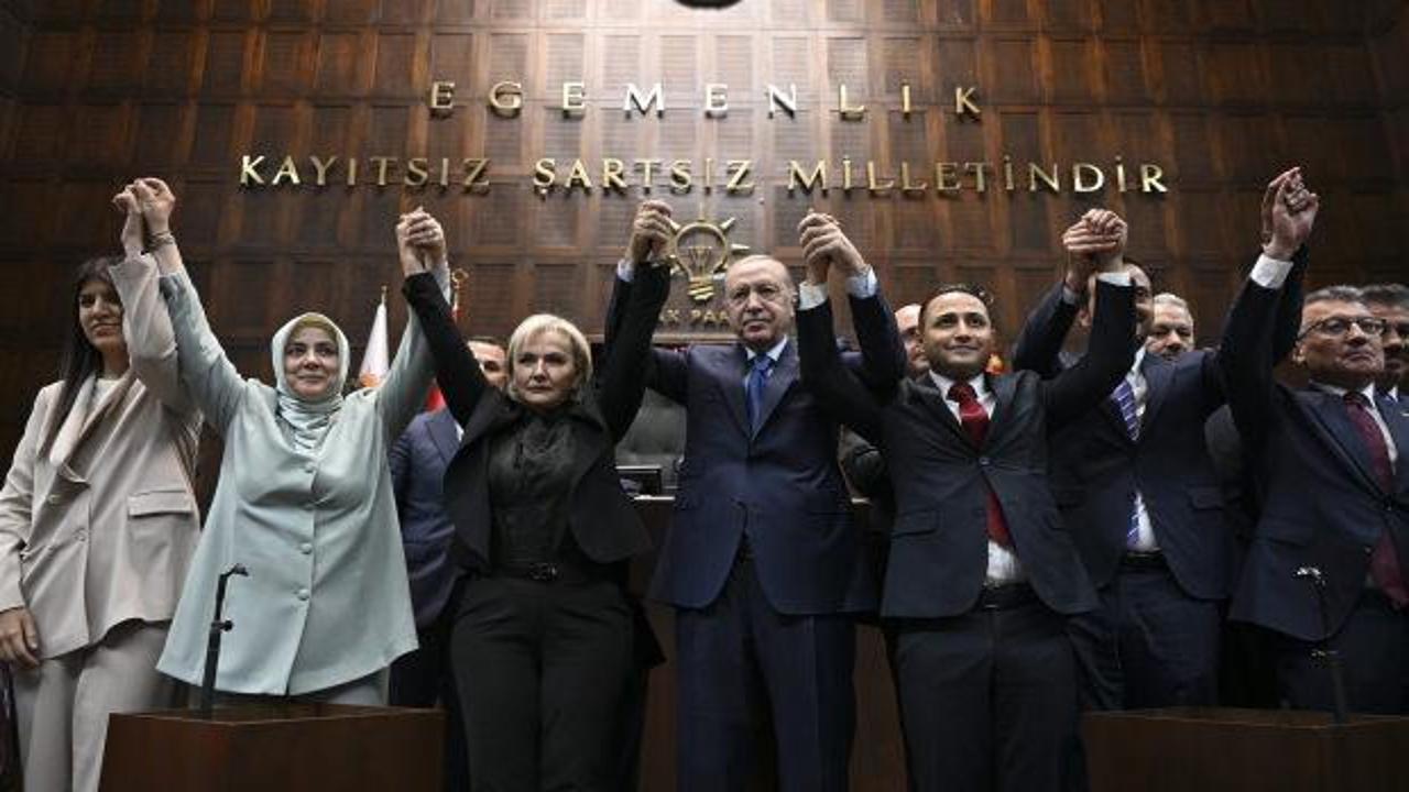 Cumhurbaşkanı Erdoğan'ın konuşmasından bir kare