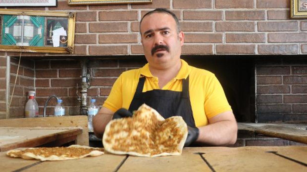 Sivas'ta 50 TL'ye lahmacun satan işletme sahibi Selahattin Yapalı