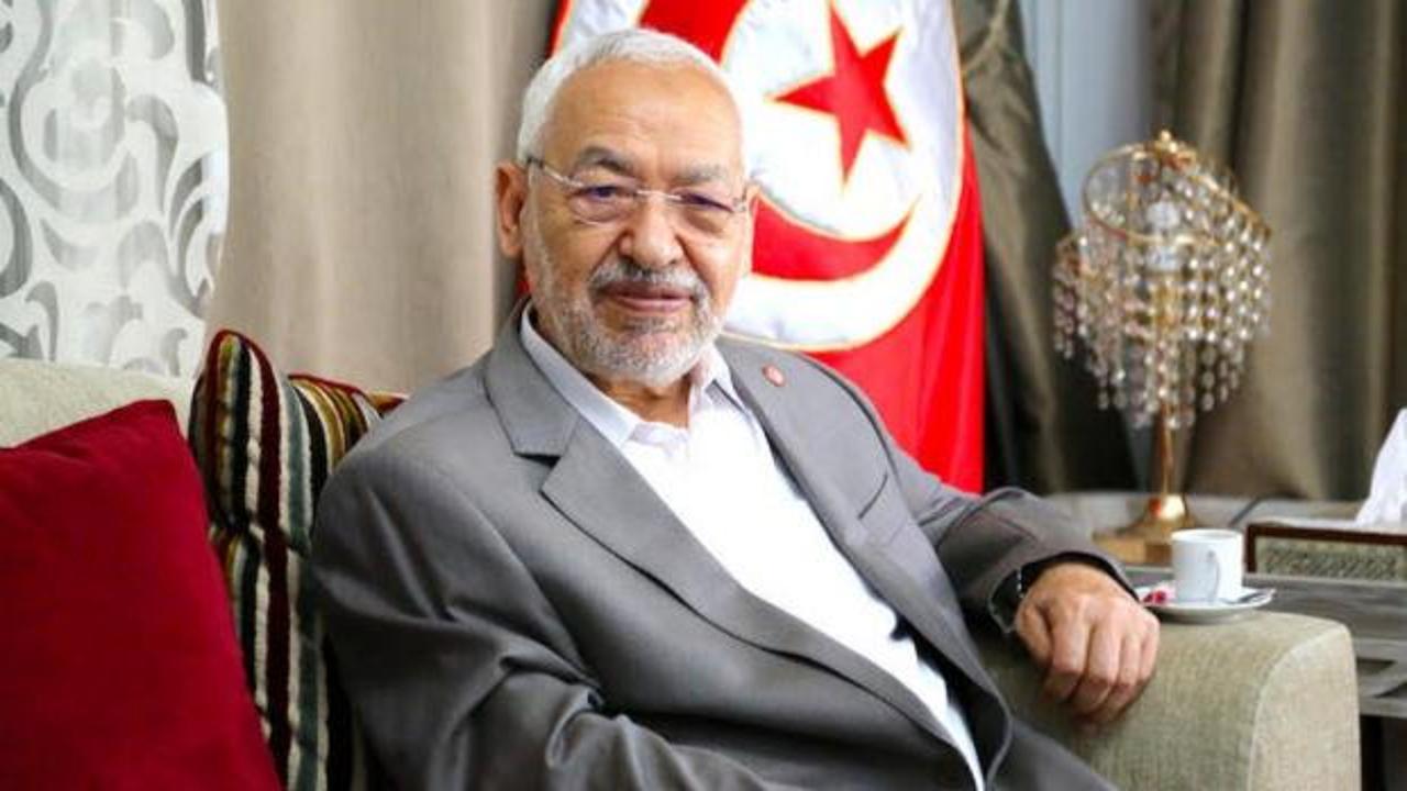 Raşid Gannuşi'nin mahkeme salonundan bir görüntüsü veya Tunus adalet sarayı.