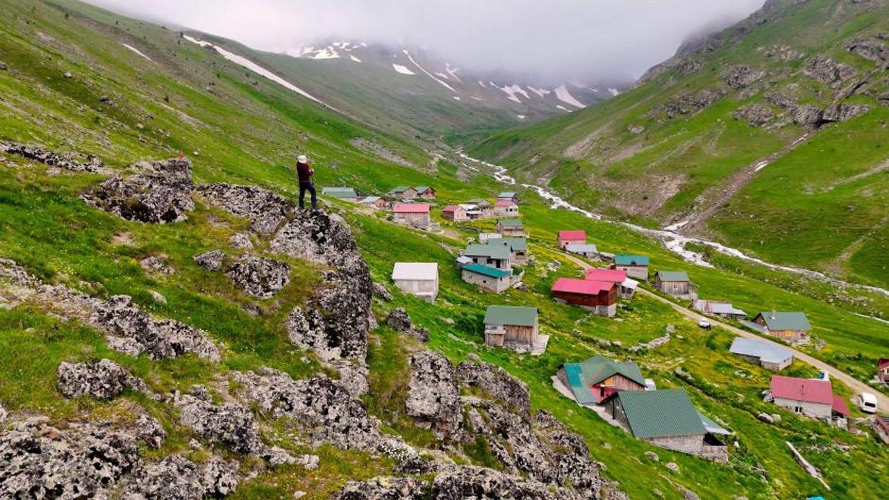 Dulağa Yaylası bahar manzarası
