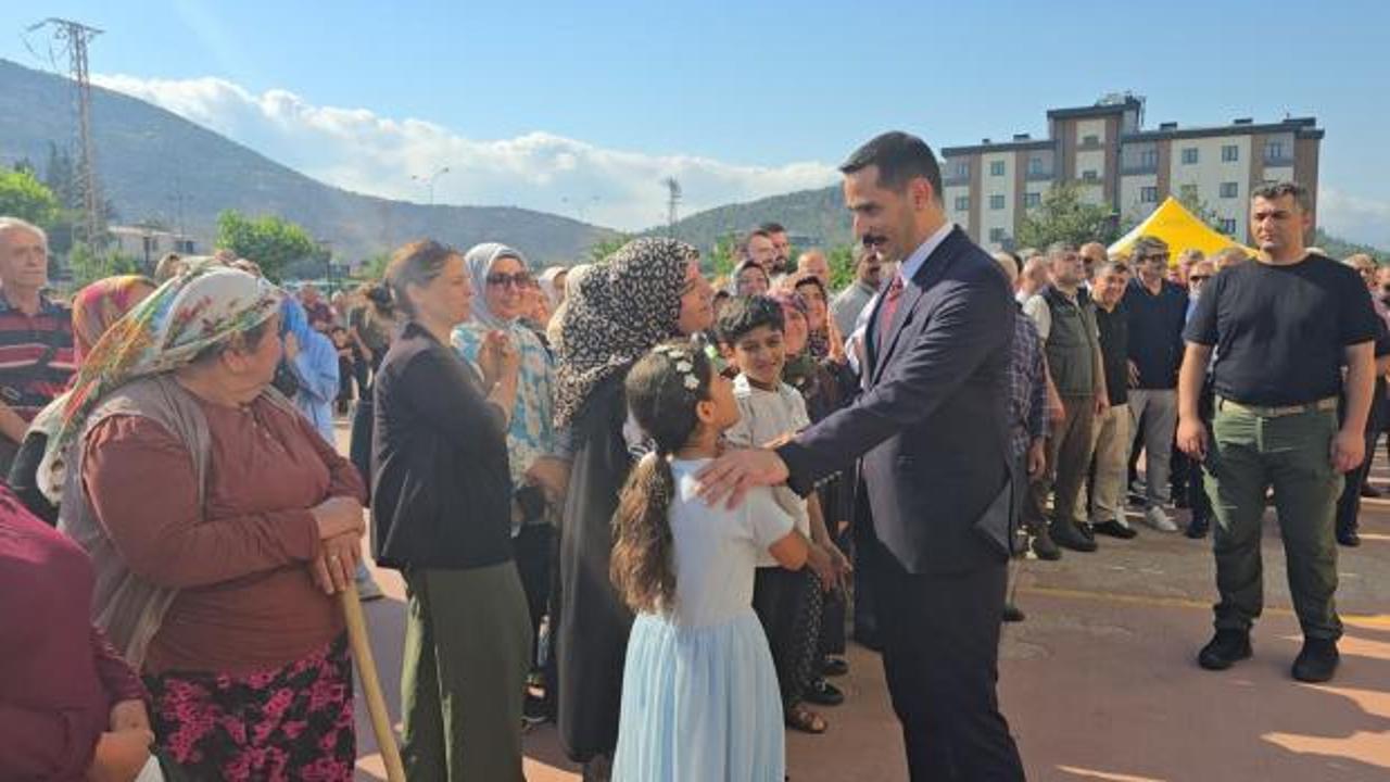 G&ouml;rev yeri değişen İslahiye Kaymakamı Mehmet Soylu'nun s&ouml;zleri duygulandırdı 