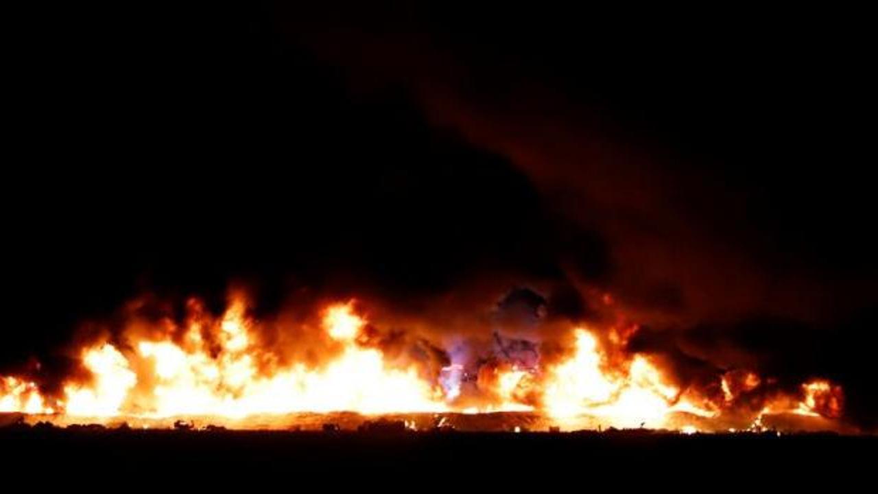 Katar'da meydana gelen patlama sonrası bölgeden görüntüler