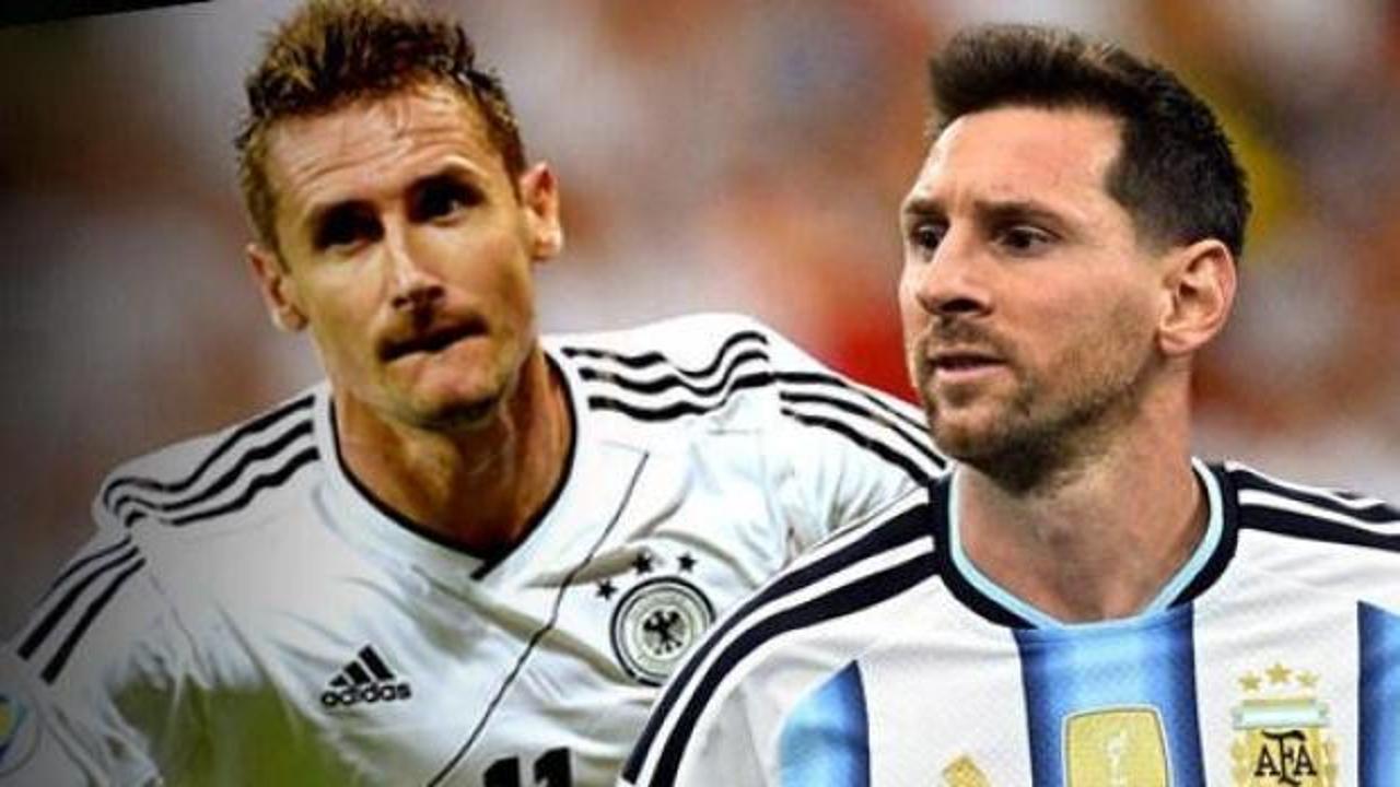 Lionel Messi, FIFA Dünya Kupası'nda gol sevinci yaşarken