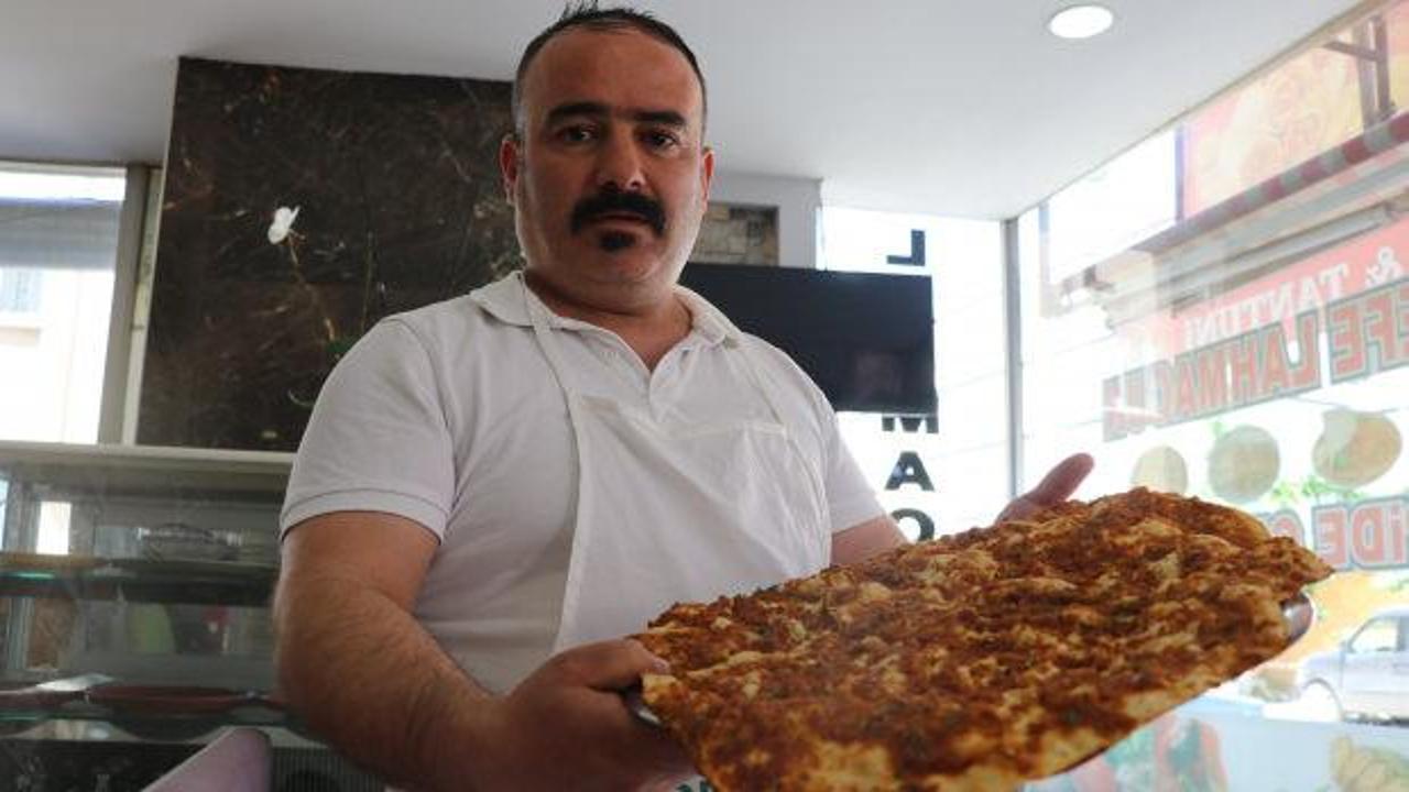 Sivas'ta 50 TL'ye lahmacun satan esnafın dükkanı