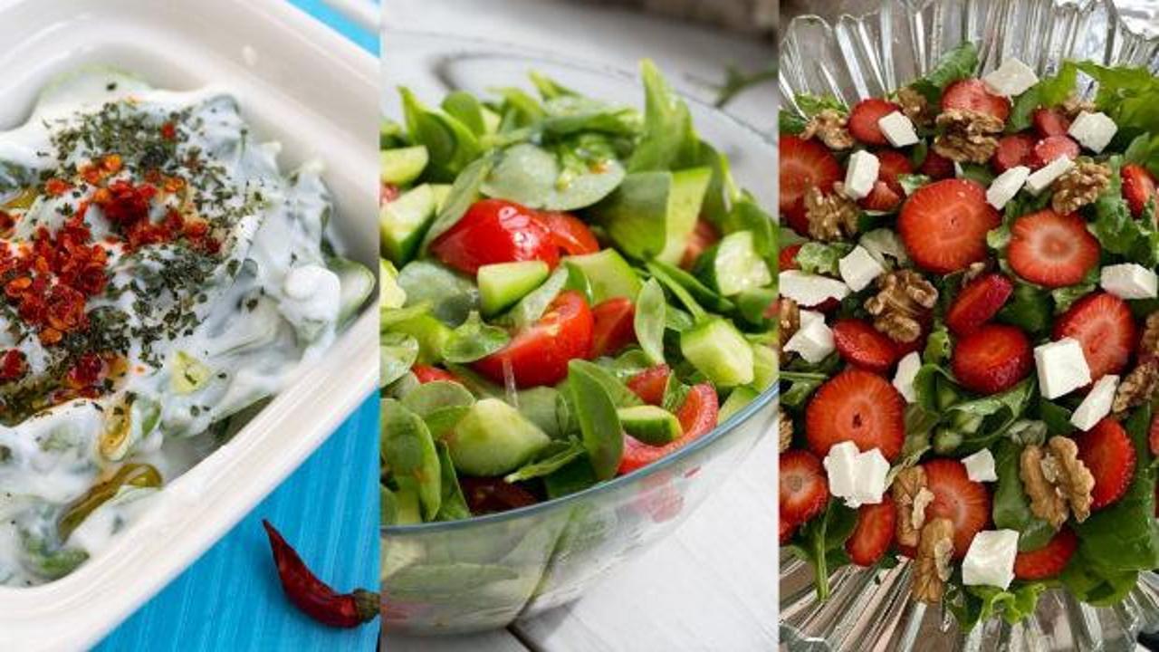 Semizotuyla yapılan 3 farklı salata tarifi