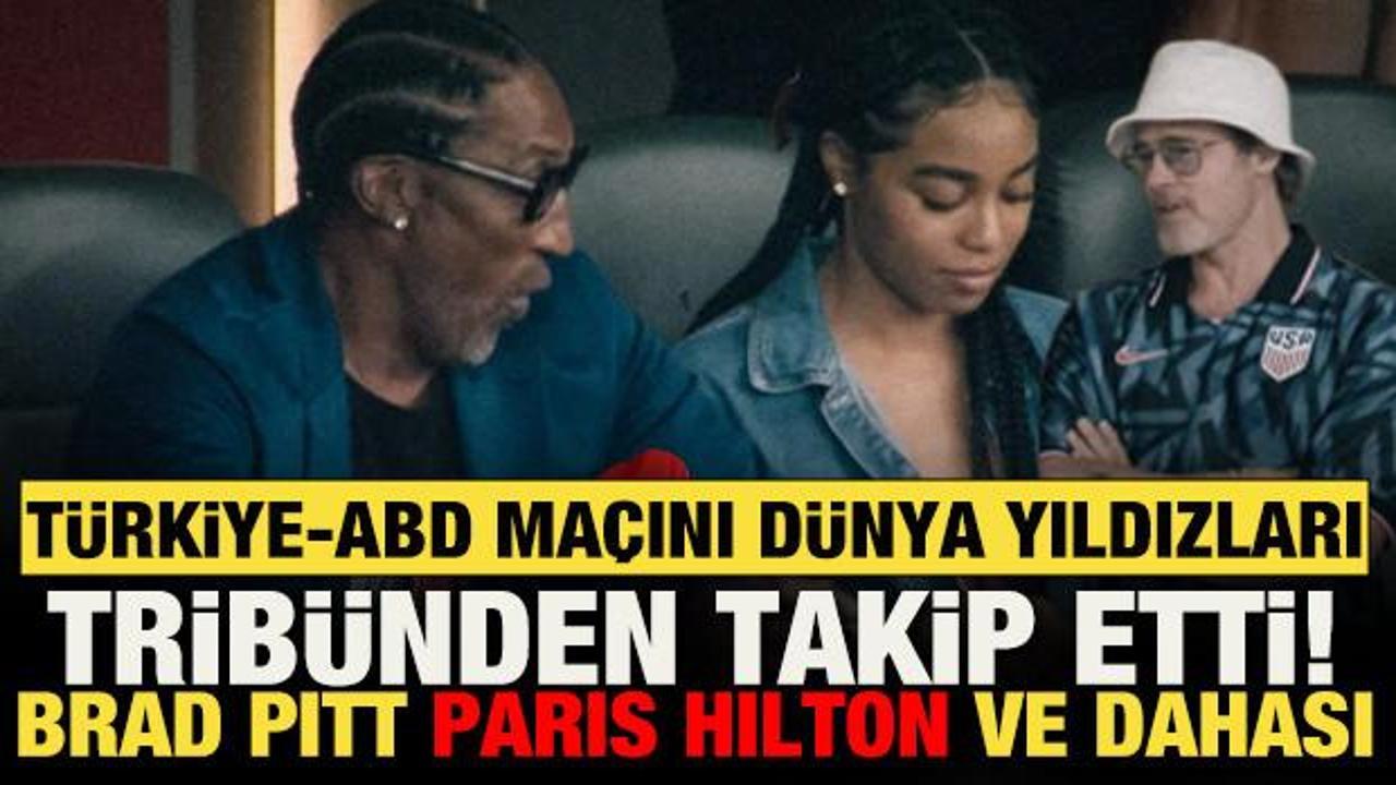 A Milli Takım Dünya Kupası maçı tribünlerinde yer alan ünlü isimler