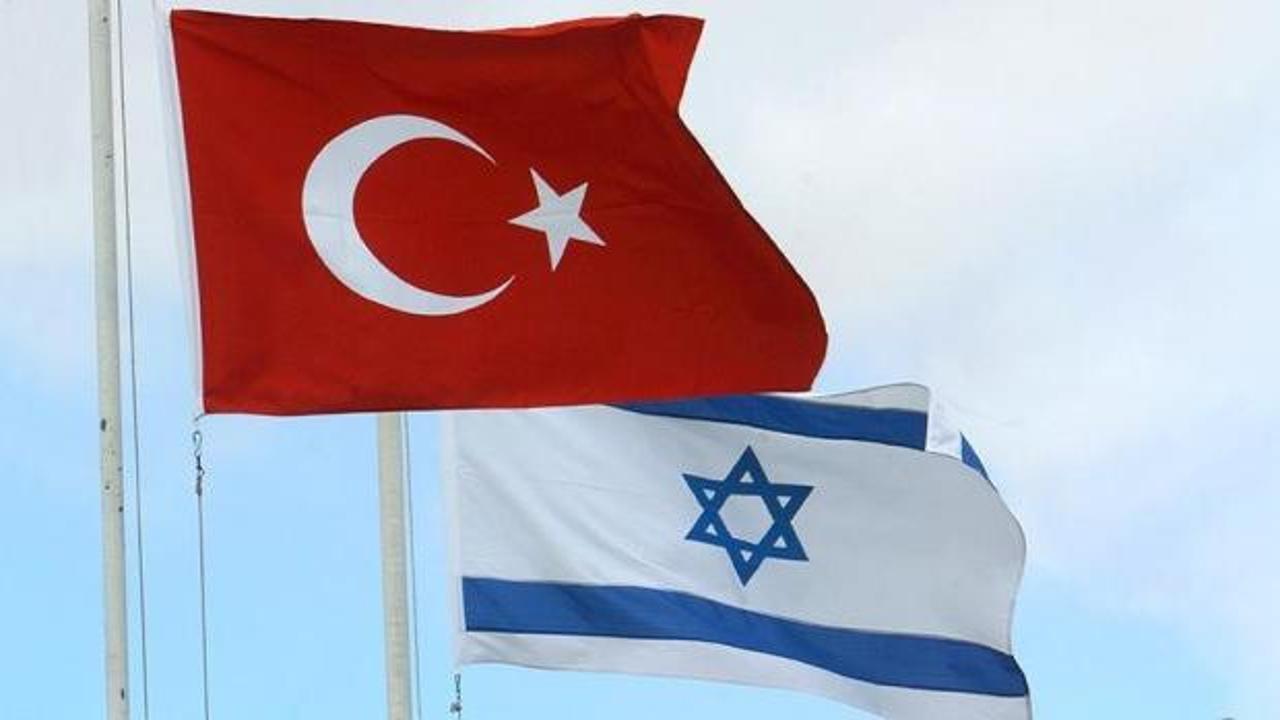 Türkiye Dışişleri Bakanlığı logosu ve İsrail bayrağı görseli.