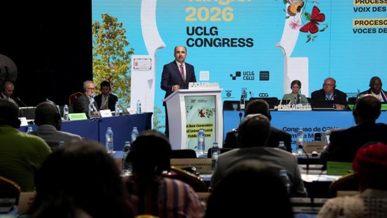 Konya Büyükşehir Belediye Başkanı Uğur İbrahim Altay UCLG Başkanlığı seçiminde