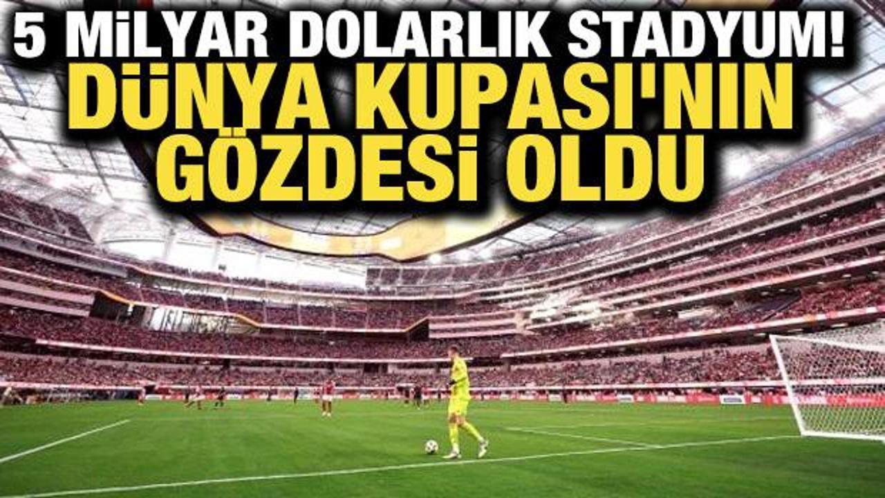 Los Angeles'ta bulunan 5.5 milyar dolarlık So-Fi Stadyumu'nun dış görünüşü