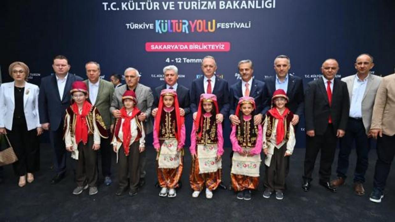 Sakarya Türkiye Kültür Yolu Festivali açılışından görüntüler