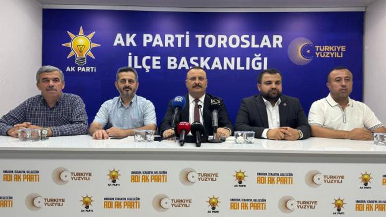 Toroslar Belediyesi Meclis Toplantısı'nda yaşanan gerginliğe AK Parti'den tepki.