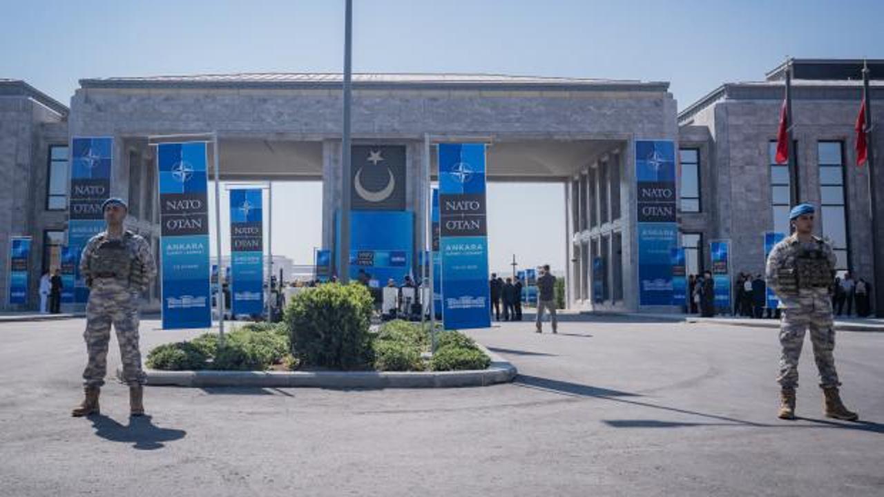 NATO Zirvesi'nin Ankara'da düzenlendiğini gösteren genel plan görüntü.