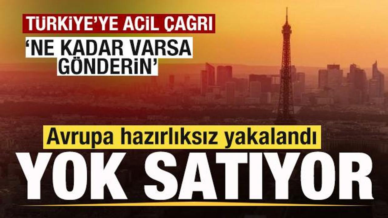 Avrupa'da etkili olan sıcak hava dalgaları nedeniyle klima stokları tükendi ve Türkiye'den acil talep geldi.