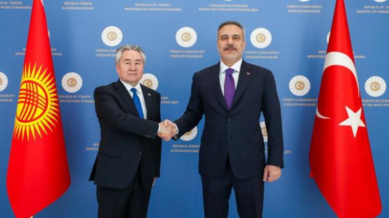 Bakan Fidan, Kırgız mevkidaşı Kulubayev ile g&ouml;r&uuml;şt&uuml;