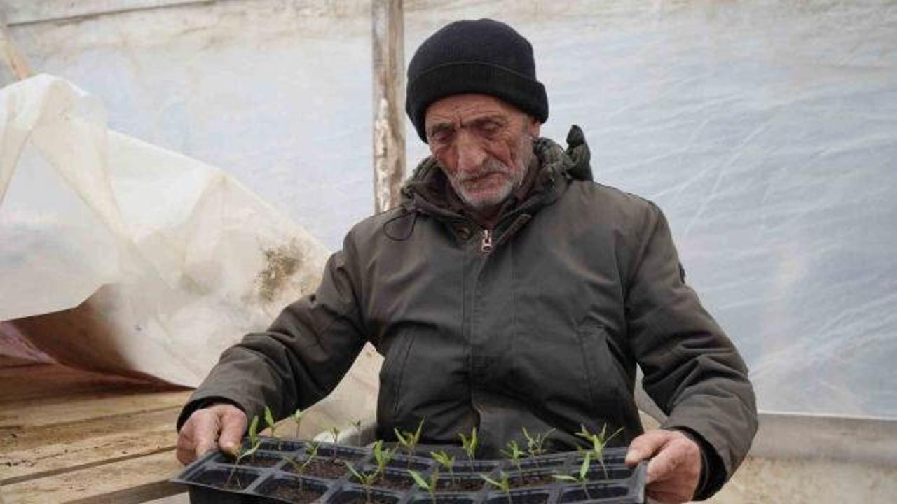 Bayburtlu &ccedil;ift&ccedil;i ata tohumlarını yaşatmak i&ccedil;in &uuml;cretsiz fide dağıtıyor