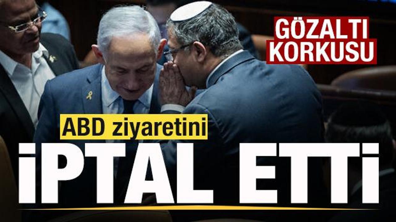İsrail Ulusal Güvenlik Bakanı Itamar Ben-Gvir'in New York ziyareti iptaliyle ilgili haber görseli.