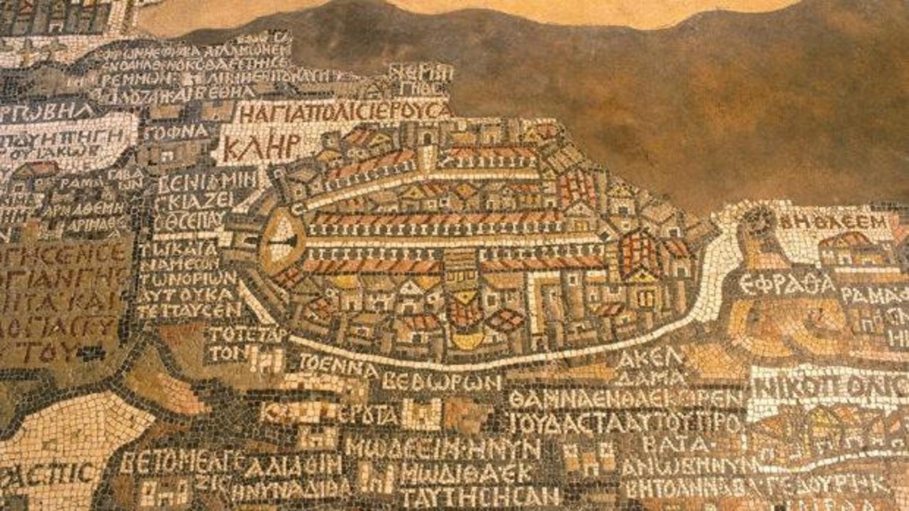 Mısır'da keşfedilen Bizans dönemine ait antik yerleşim yerinden genel bir görünüm.