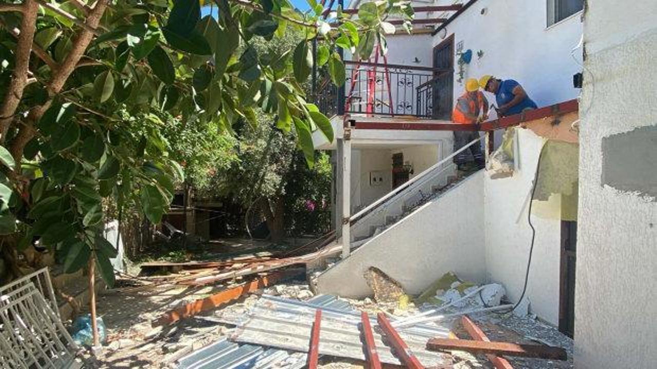 Bodrum'da 6 ayda onlarca ka&ccedil;ak yapı yıkıldı