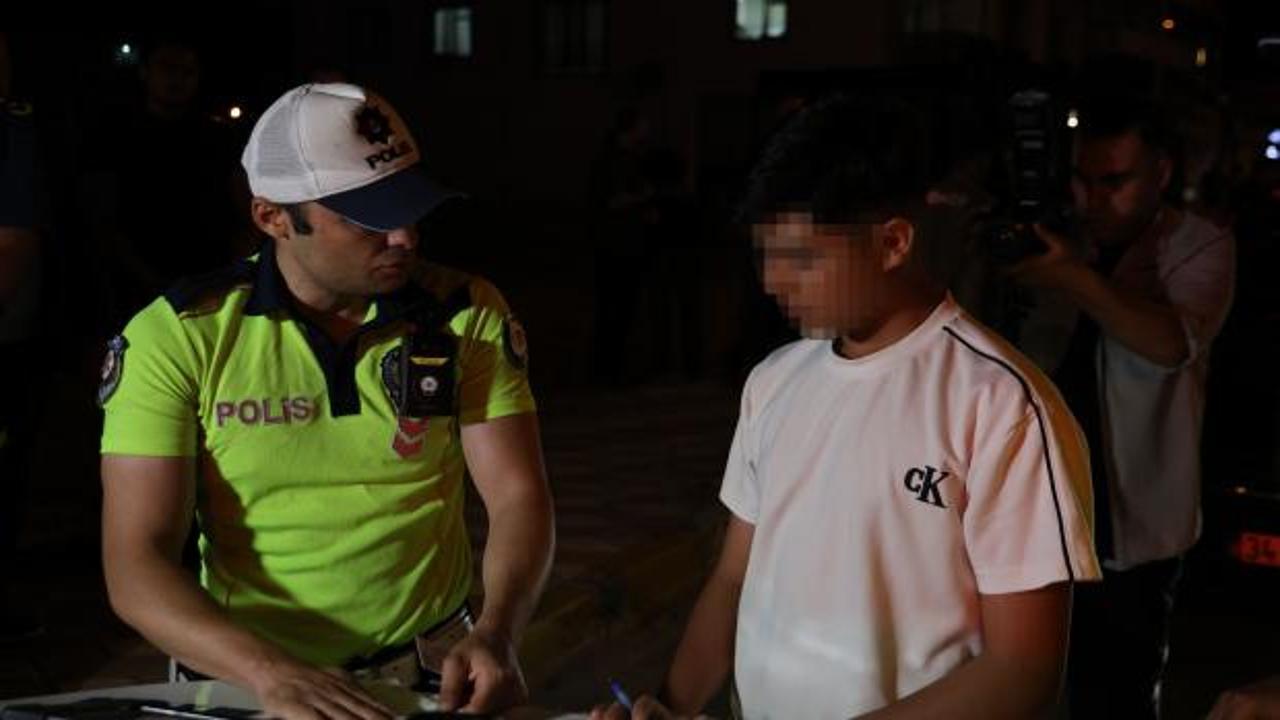Çocuk sürücü cezayı duyunca 'Nasıl ödeyeceğim?' diyerek sitem etti