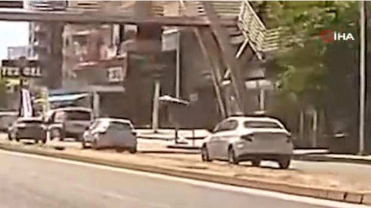 Diyarbakır'da üst geçit kazası olay yeri