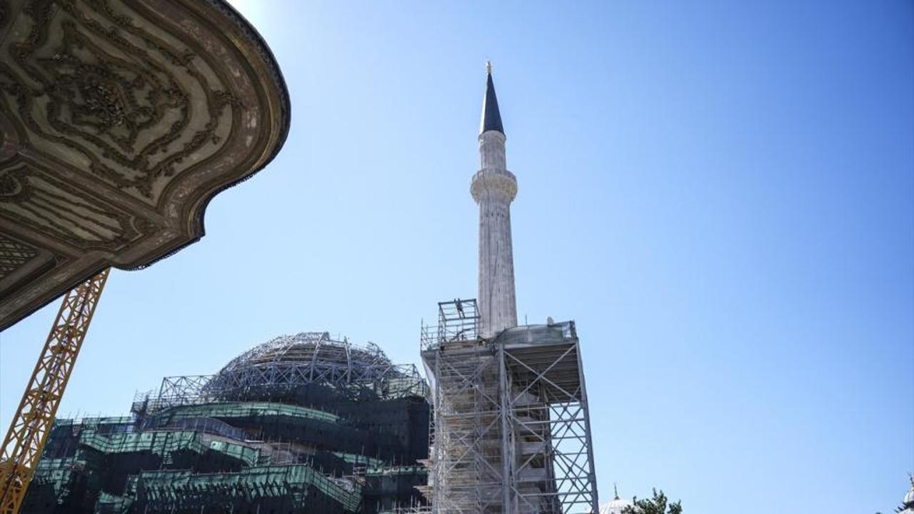 Ayasofya-i Kebir Cami-i Şerifi restorasyon çalışmaları