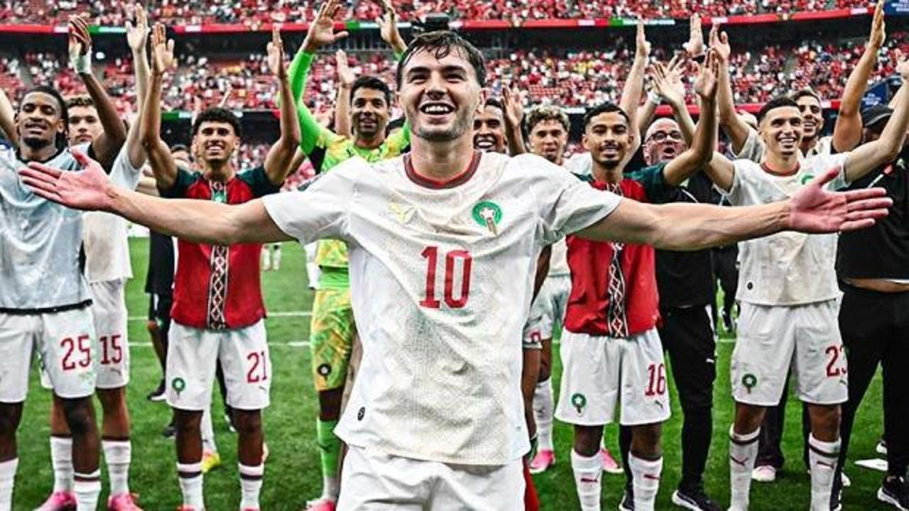 Faslı futbolcu Brahim Diaz'ın Dünya Kupası maçındaki bir anı