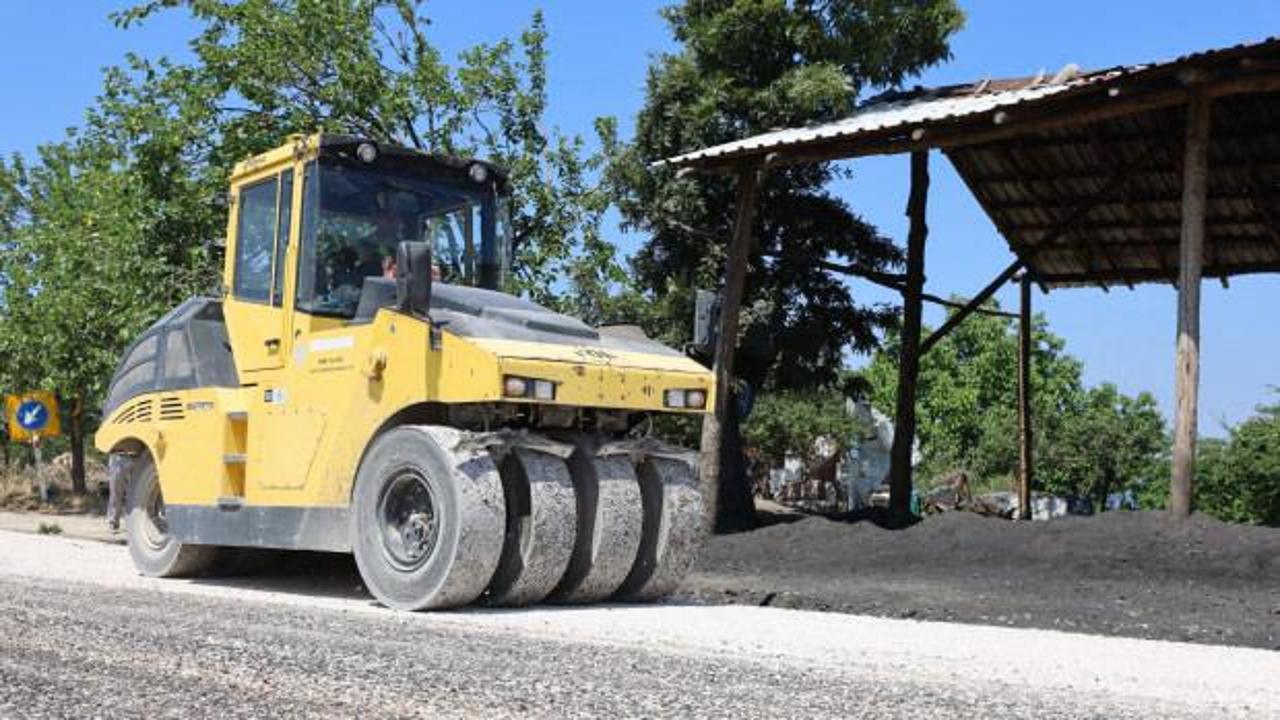 Bursa Büyükşehir Belediyesi tarafından yenilenen Dağakça yolu