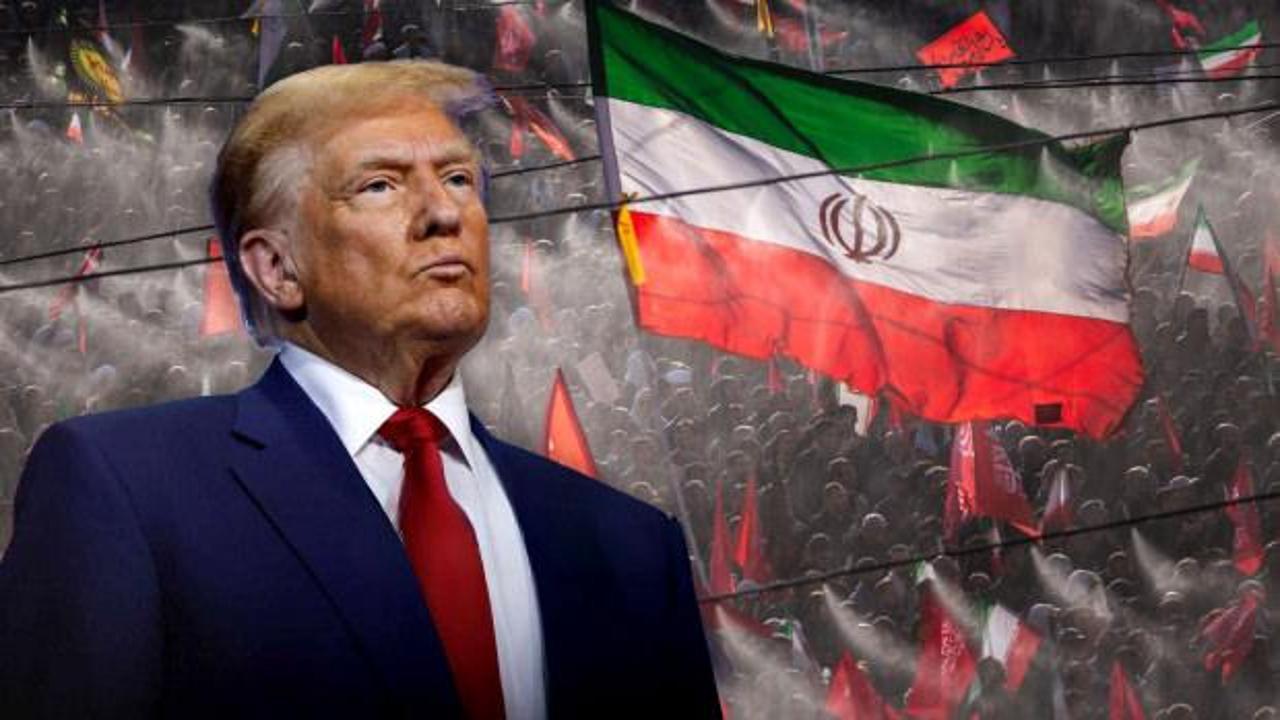 Hamaney'in cenazesine damga vurdu! Bomba Trump &ccedil;ağrısı! Y&uuml;z binler destek verdi