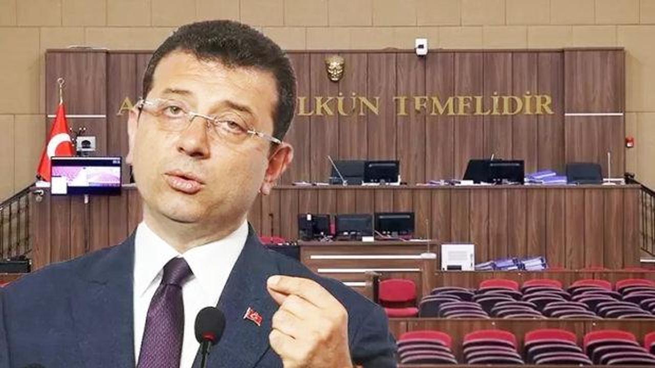 Ekrem İmamoğlu'nun yargılandığı mahkeme salonunda yaşanan gerginlik ve salondan çıkarılması anı.