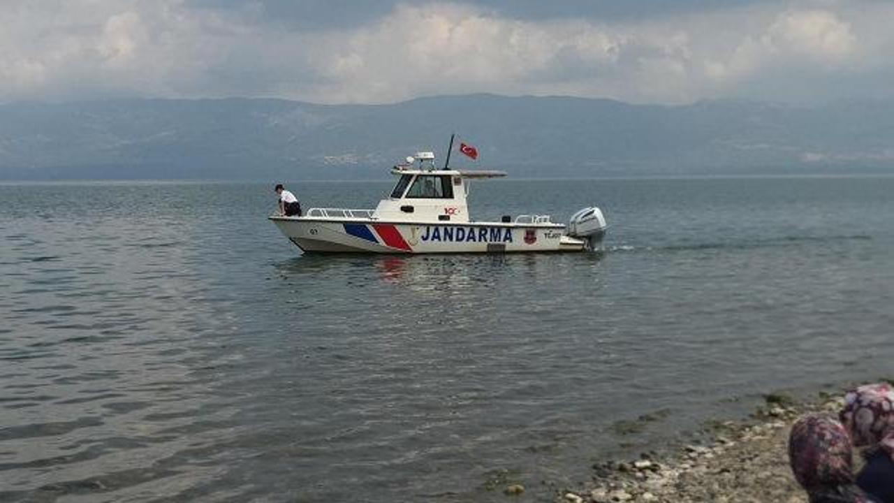 İznik Gölü'nde arama kurtarma çalışmaları