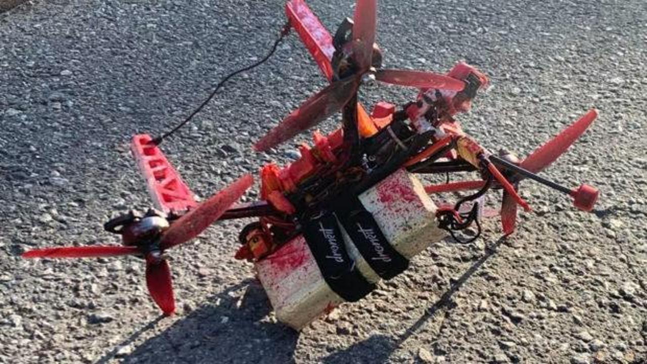 Rus b&uuml;y&uuml;kel&ccedil;i dronla hedef alındı