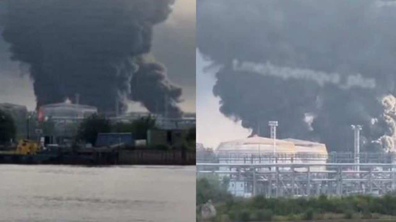Rusya'da petrol terminali vuruldu