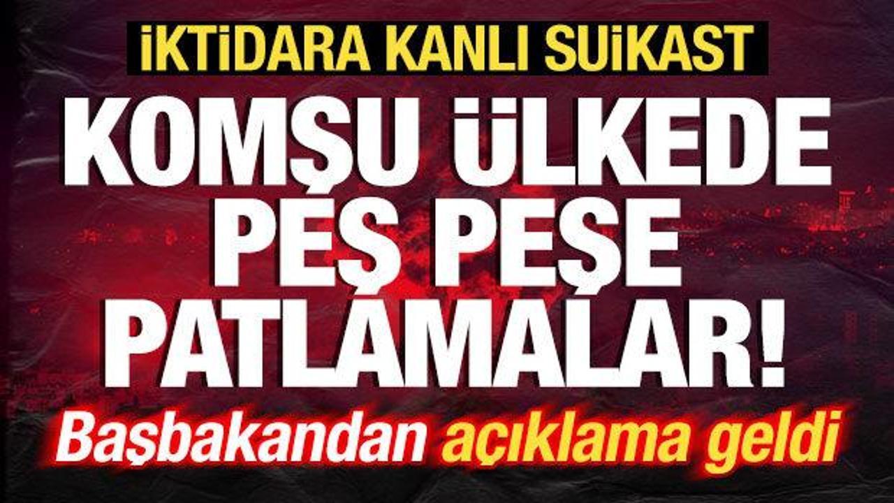 Yunanistan'da iktidar partisi yöneticilerine yönelik bombalı saldırılar sonrası olay yeri görüntüleri.