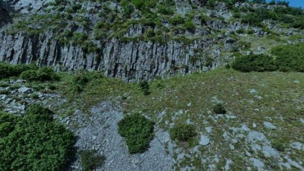Ardahan Posof'ta bulunan tarihi kalıntılar ve mağaralar.