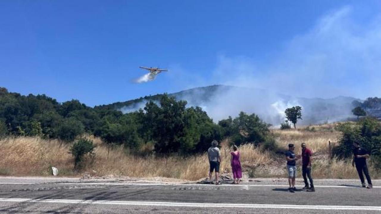 Ayvacık'ta orman yangını kontrol altına alındı
