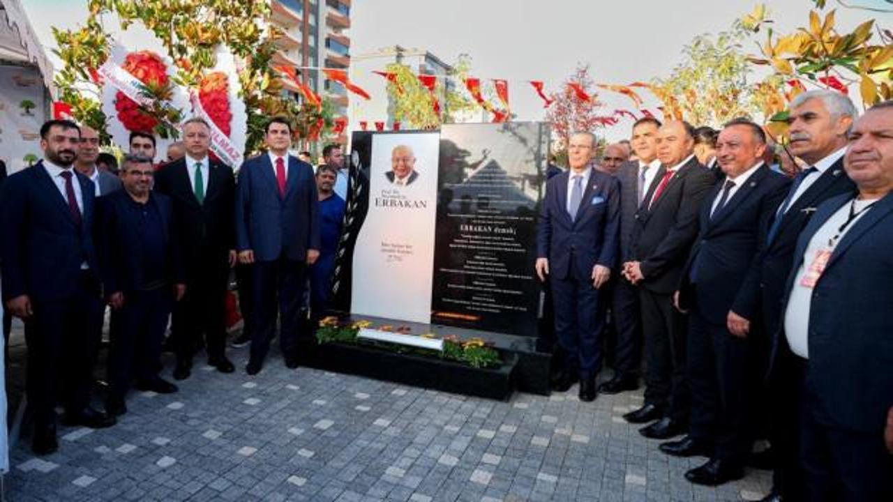 Prof. Dr. Necmettin Erbakan Parkı açılış töreni
