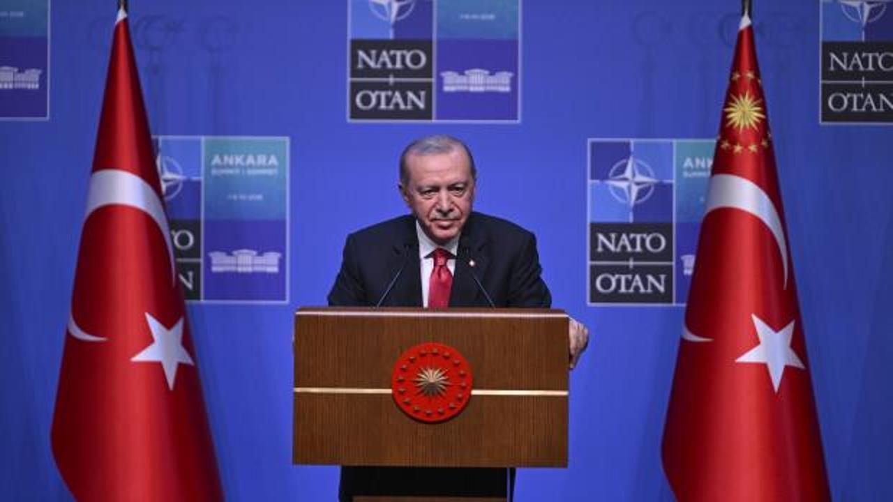 Cumhurbaşkanı Erdoğan'dan NATO liderlerine 'tabanca' hediyesi