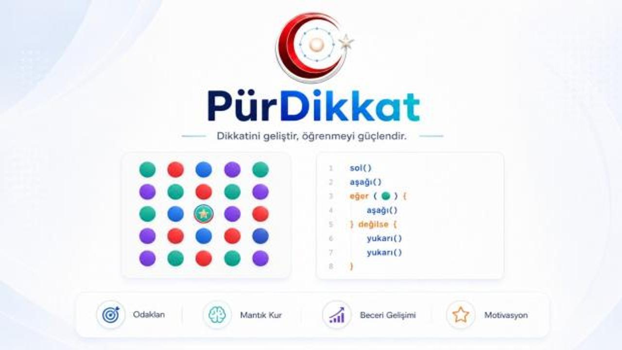 Dijital dikkat geliştirme oyunu 'P&uuml;rdikkat' EBA'da &ouml;ğrencilerin kullanımına sunuldu