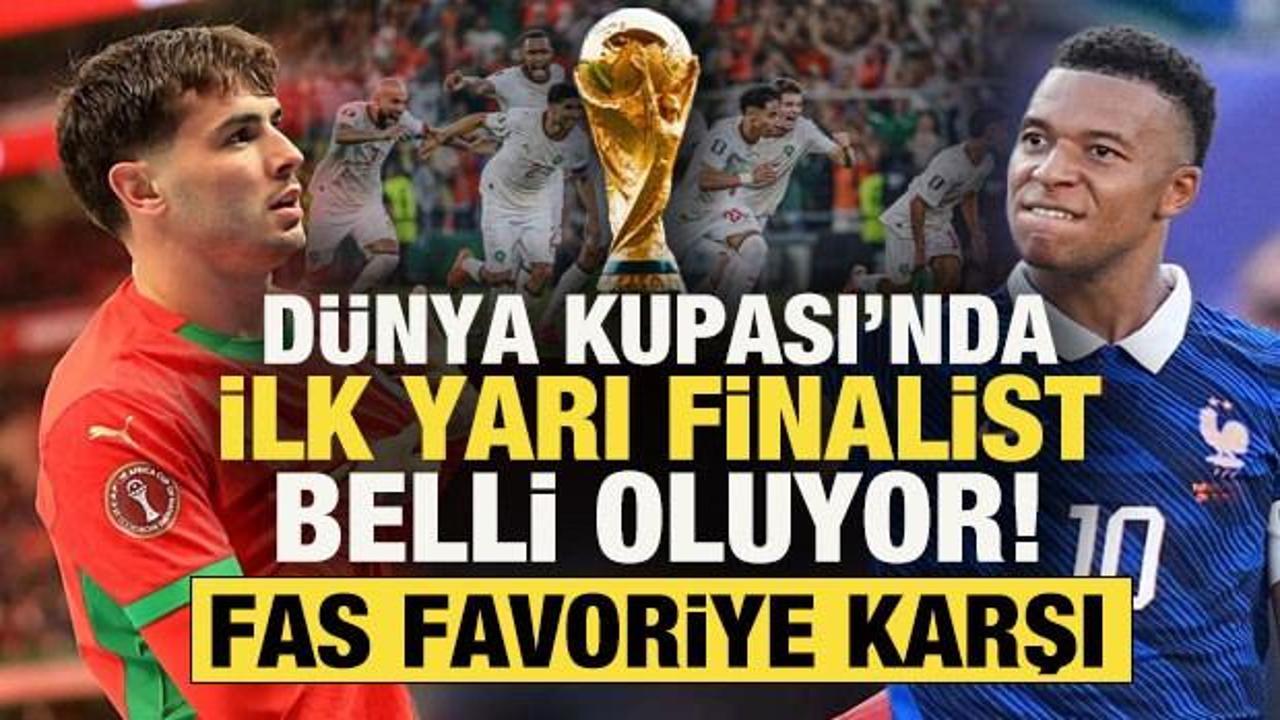 Fas ve Fransa milli takımlarının 2026 Dünya Kupası çeyrek final maçına hazırlık görselleri.