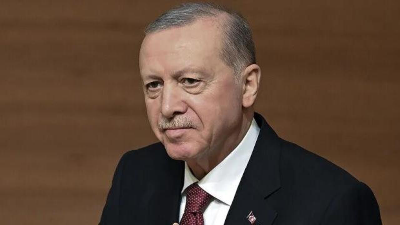 Türkiye Cumhurbaşkanı Recep Tayyip Erdoğan'ın konuşma yaptığı bir anın temsili görüntüsü.