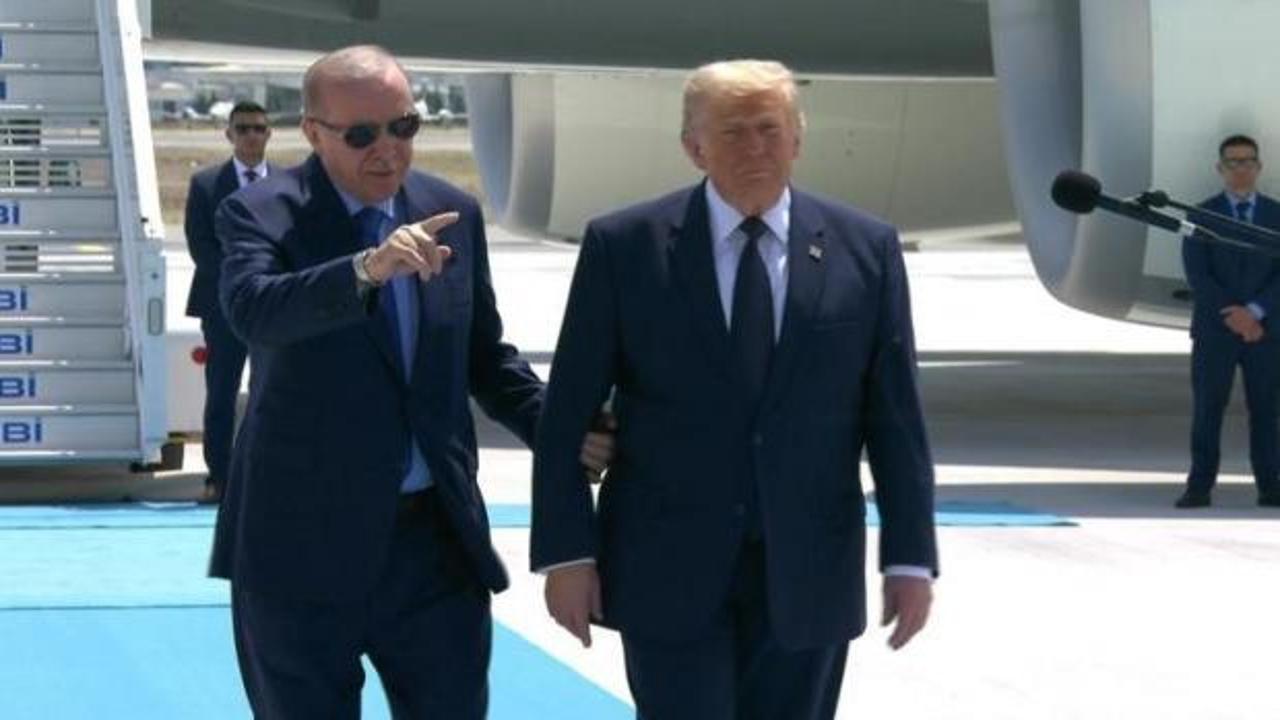 Cumhurbaşkanı Erdoğan ve ABD Başkanı Trump Ankara'da bir araya geldi.