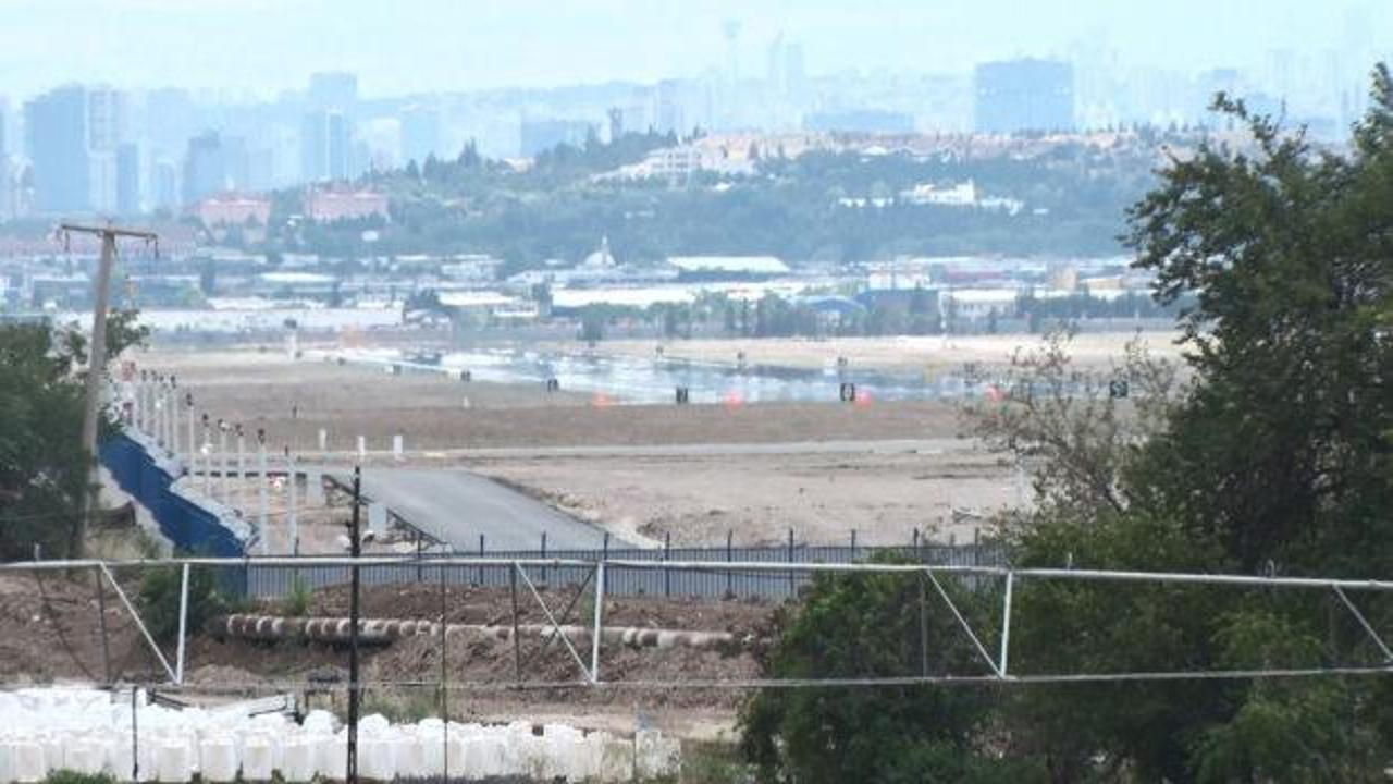 NATO Zirvesi öncesinde İstanbul Havalimanı'nda alınan güvenlik önlemleri.