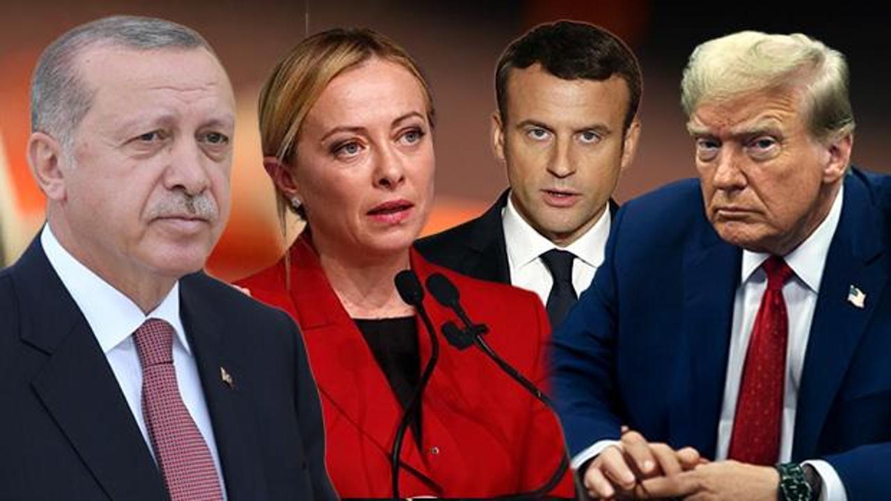NATO liderlerinin boylarının karşılaştırıldığı bir görsel.