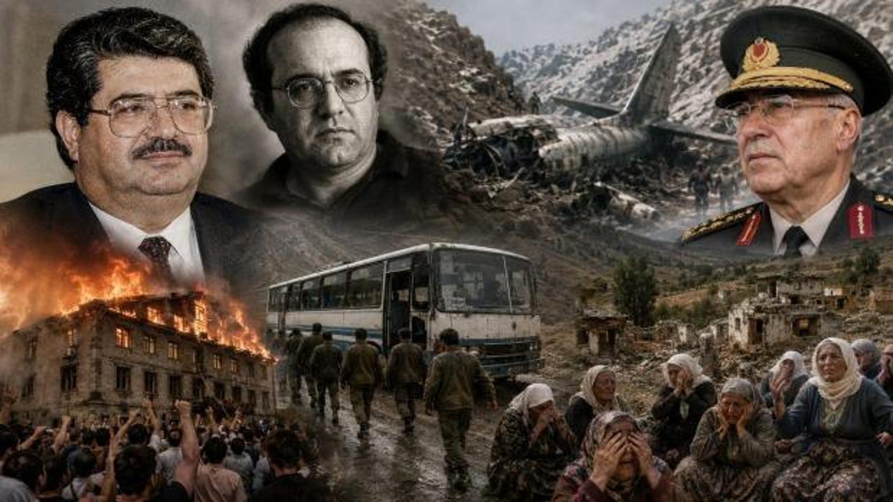 1978 Bahçelievler Katliamı'nı temsil eden karanlık ve sisli bir atmosfer.