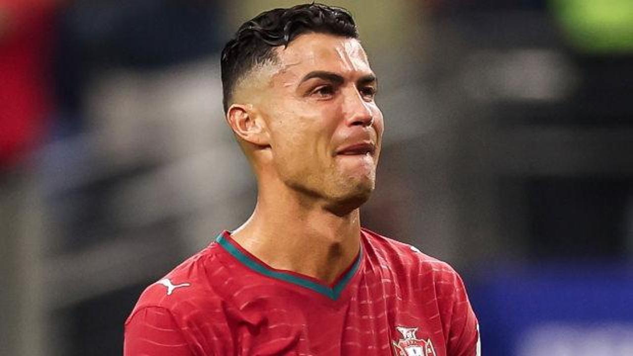 Ronaldo son maçında rekor kırdı! Gözyaşları içinde veda etti